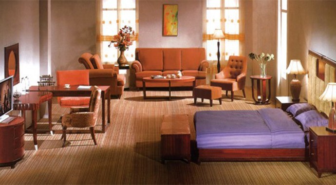 酒店木质桌椅家具