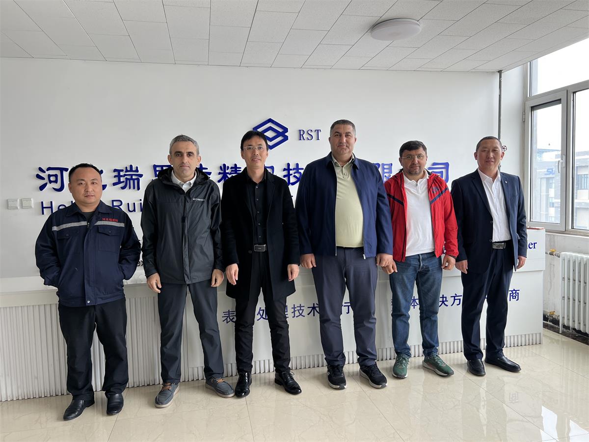 阿塞拜疆客户来验厂并订购表面处理生产线