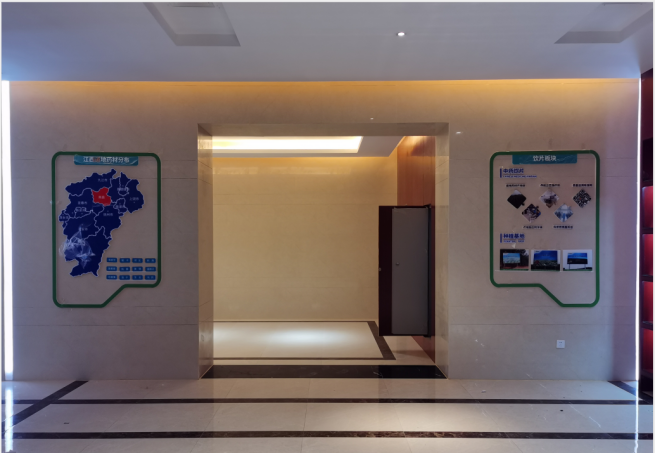新视野广告设计公司——承接江西一方天江药业公司整体文化墙设计、安装