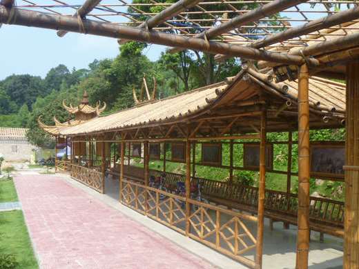 竹建筑绿色环保优势显著