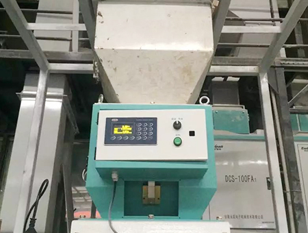 BC500A沖板流量控制儀表應用：安徽某企業大米倉沖板流量秤稱重控制