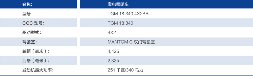 發(fā)電照明車