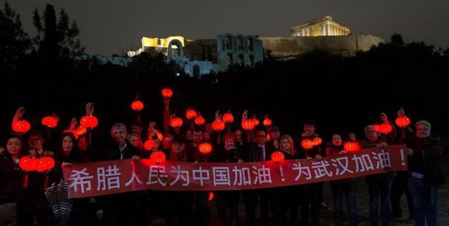 萬眾一心，希臘僑界力挺中國抗擊疫情！
