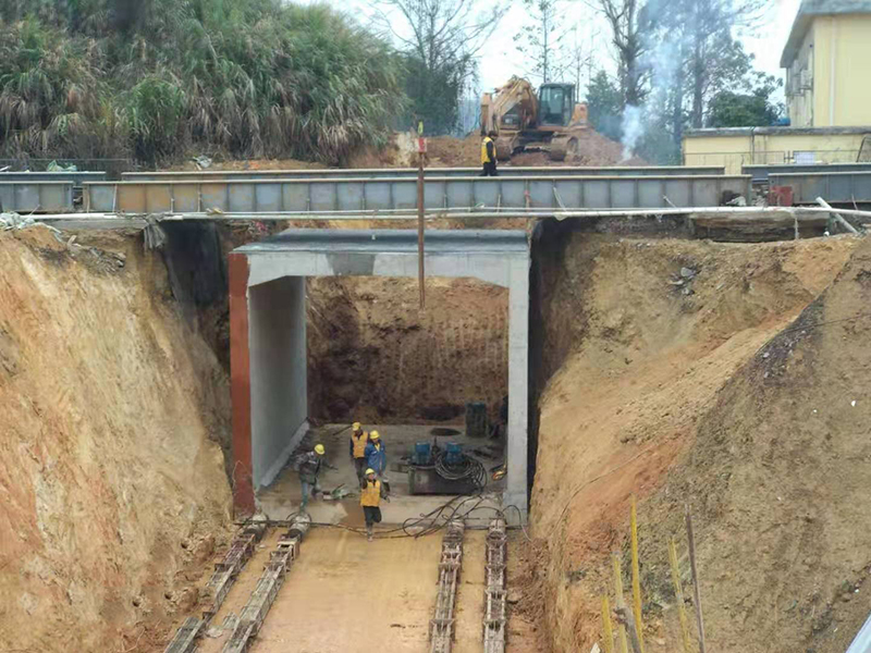 箱涵頂進工程