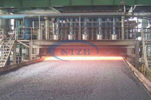 Steel structure for sintering furnace equipment in steel works