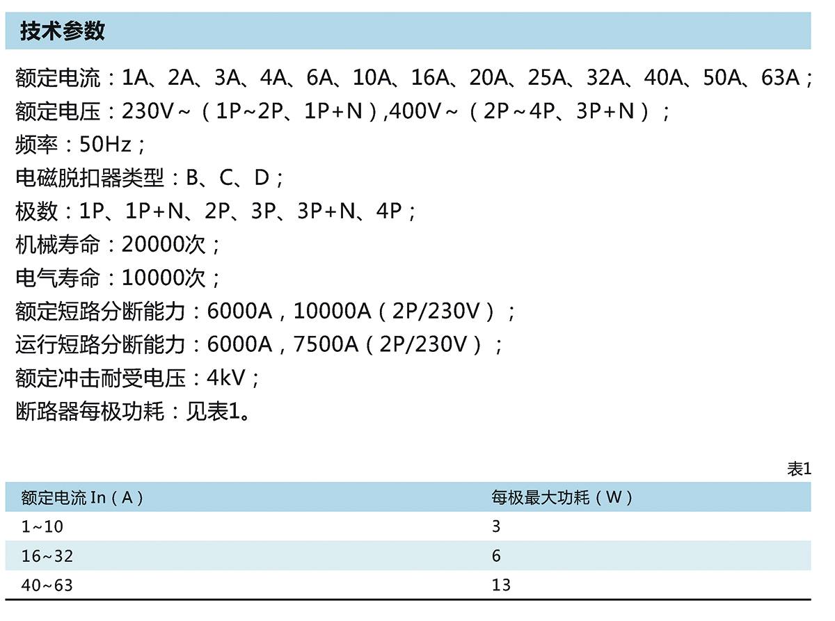 NXB-63小型斷路器