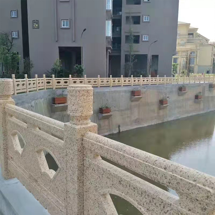 河堤仿石护栏