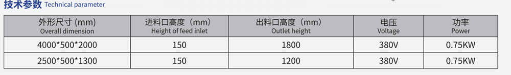 快拆装式皮带提升机