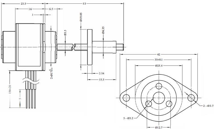 25mm外置驅(qū)動直線步進(jìn)電機(jī)5VDC步進(jìn)角15°配POM螺母螺桿電機(jī)適用于醫(yī)療美容設(shè)備