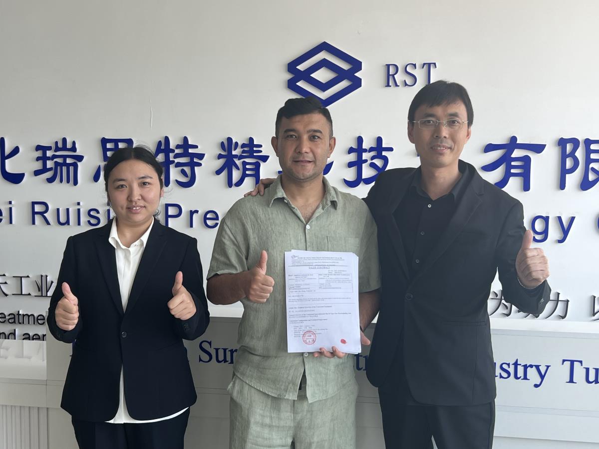 也门客户滚镀锌生产线验收