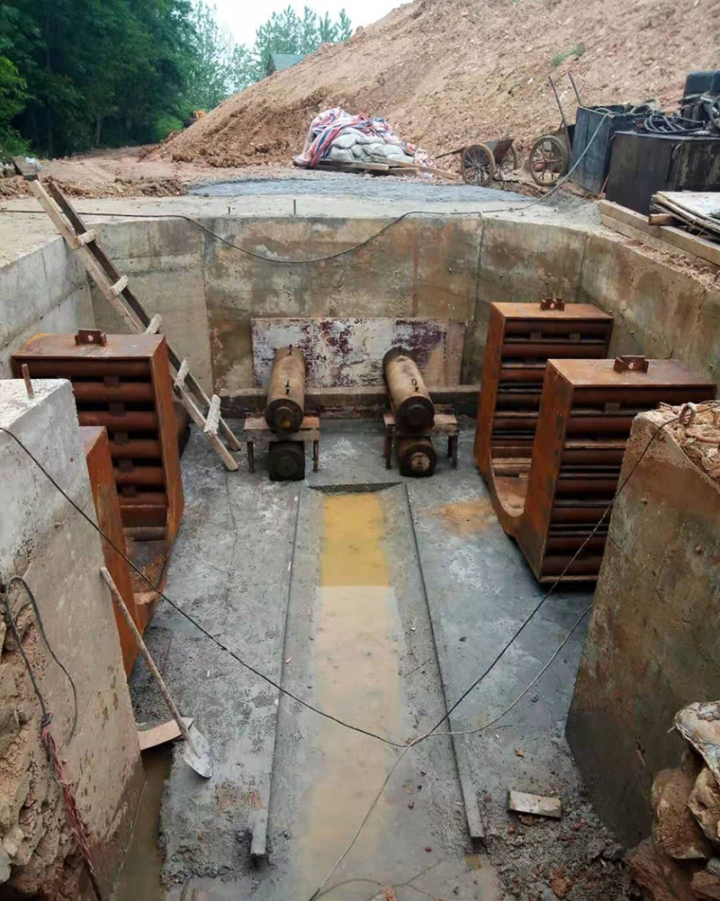 顶管施工准备中