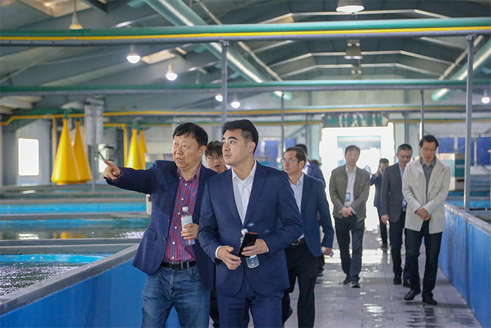 上海海洋大学党委书记 王宏舟考察CQ9电子产业