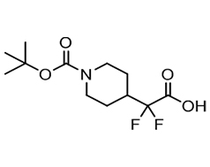 2-(1-(tert-butoxycarbonyl)piperidin-4-yl)-2,2-difluoroacetic acid