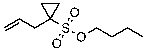 Butyl 1-allylcyclopropanesulfonate