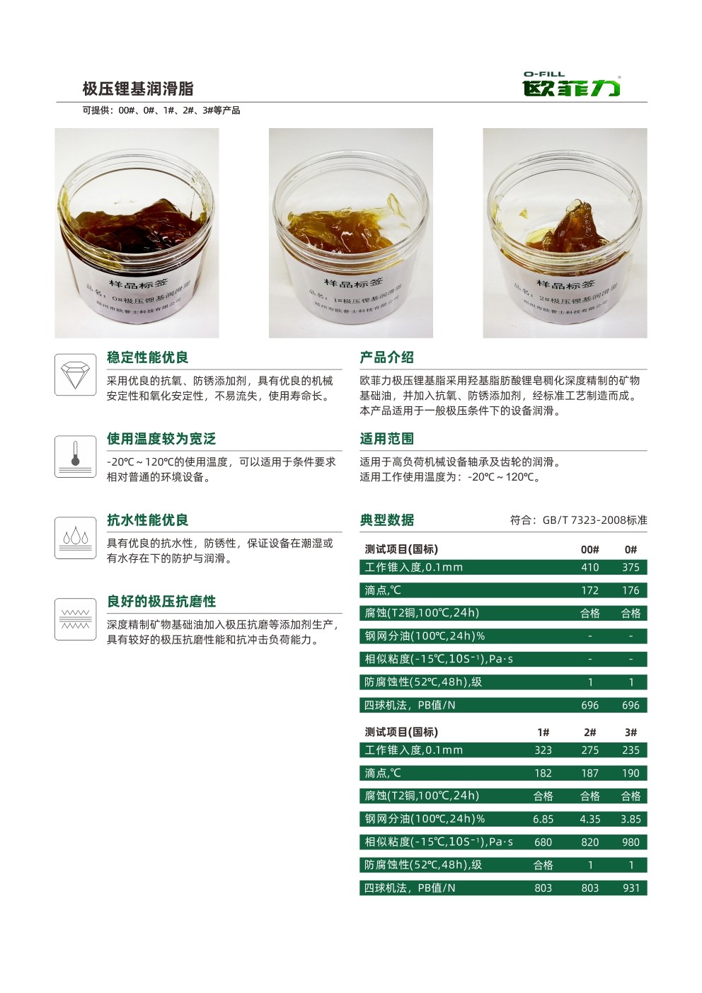 極壓鋰基潤滑脂