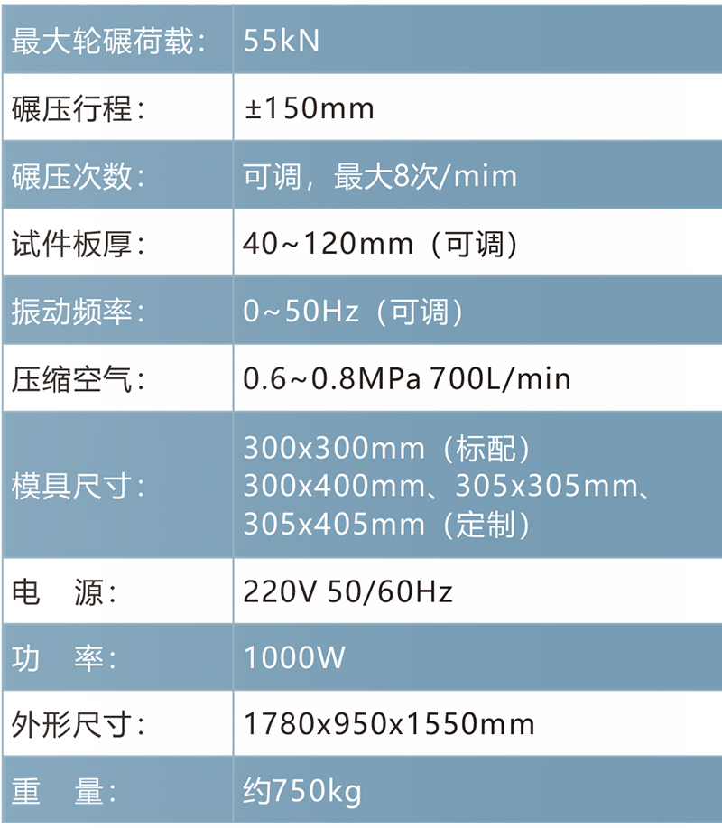 GHLN-5瀝青混合料振動輪碾成型機