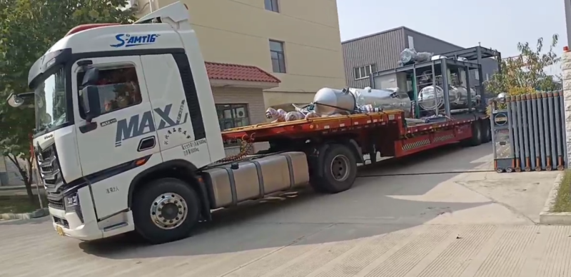 撬裝蒸發器裝車發貨