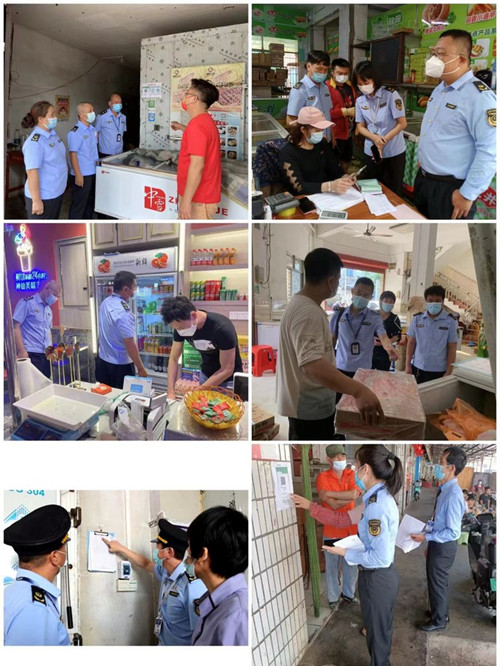 海口市市场监管局秀英分局开展冻库专项检查行动