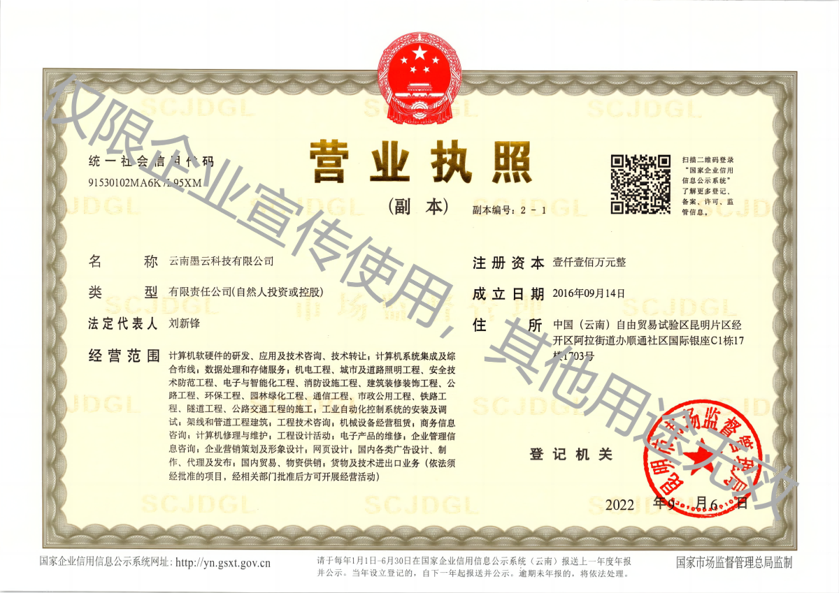 公司证书