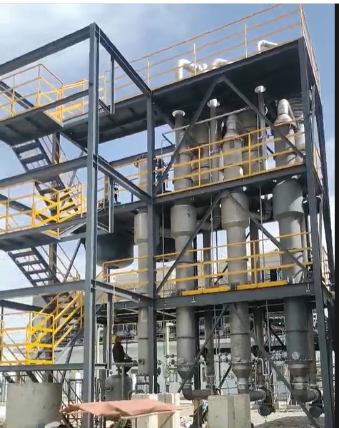 废水氯化钠三效强制循环蒸发器