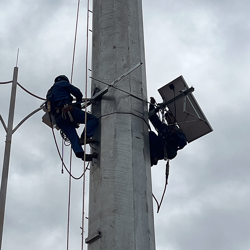 2024.03.29 輸電線路圖像視頻監測裝置（綜合球機）  設備安裝案例