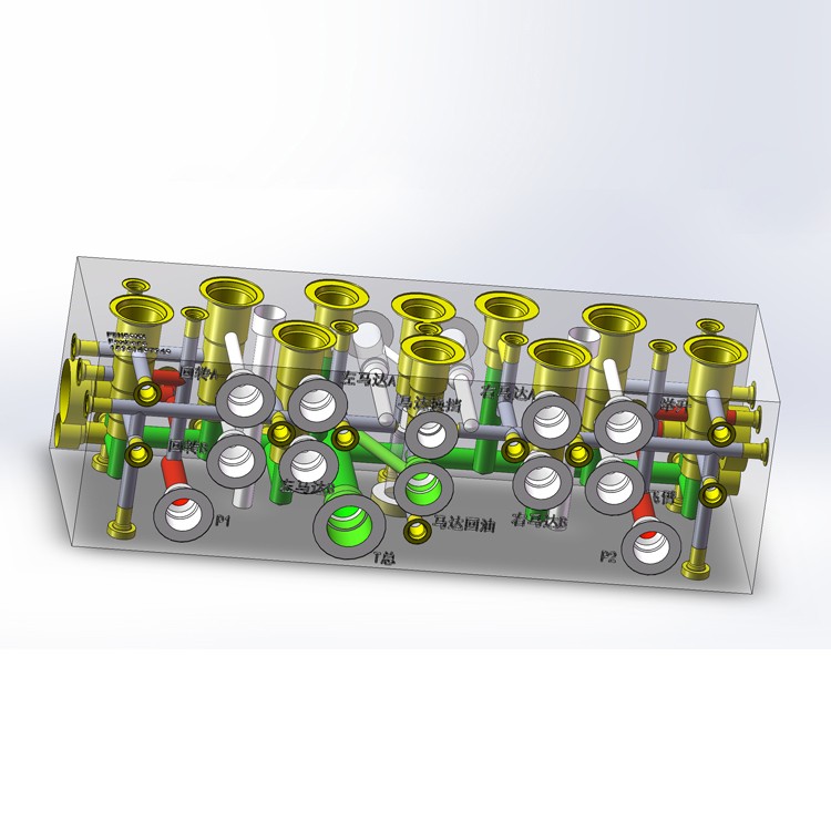 液压阀块加工商家介绍液压管路系统的组成