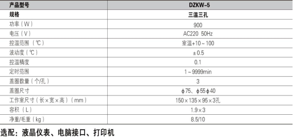 拉伸型電熱恒溫水浴鍋三溫三孔DZKW-5