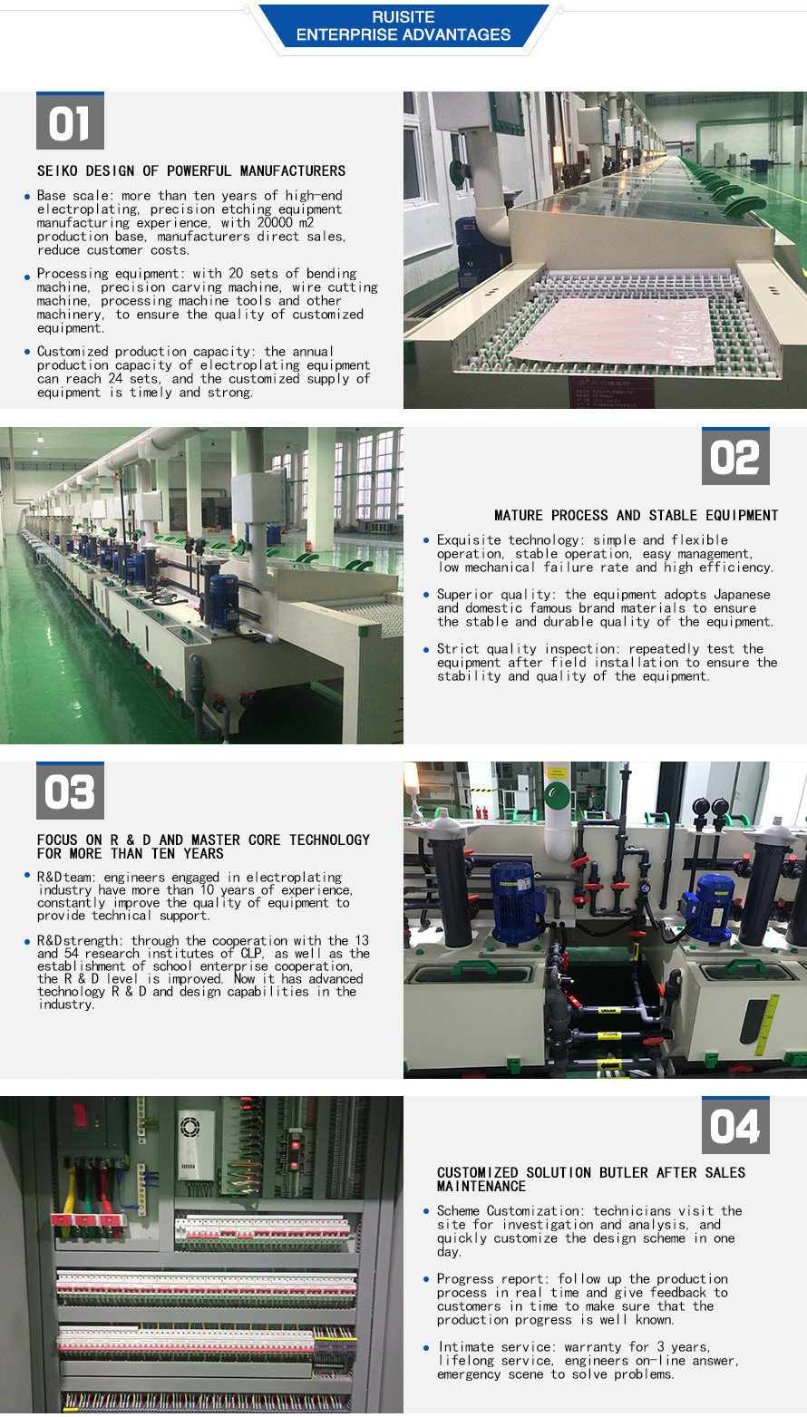 Automatic horizontal electroless tin plating production line