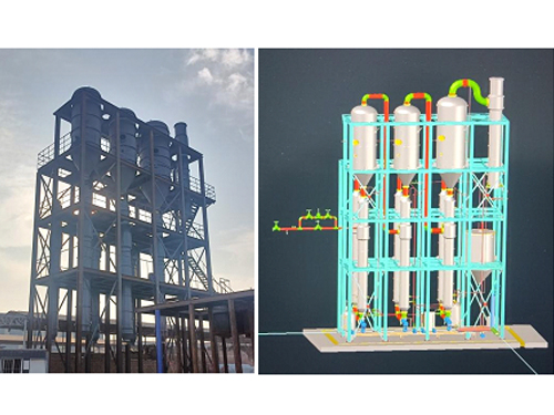 三維軟件助力蒸發(fā)器設(shè)計(jì)施工