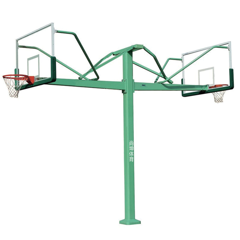 Petrel style fixed single-arm basketball stand