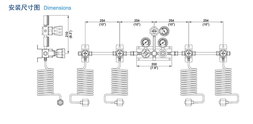 MR1100系列半自动切换特气汇流排的介绍和使用方法