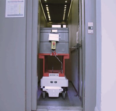 移动机器人通过无线IO实现与电梯、安全门之间通讯
