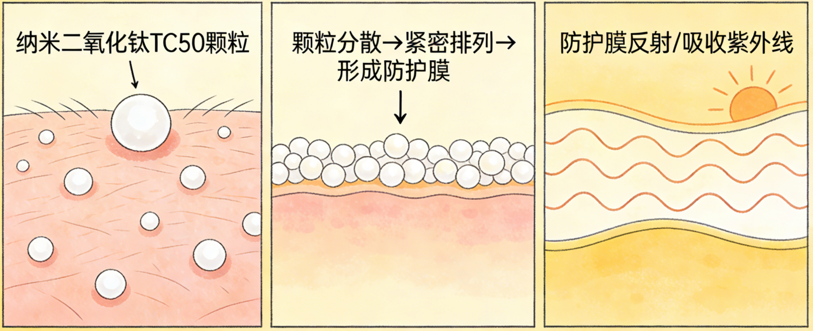 纳米二氧化钛TC50，一站式适配全品类化妆品