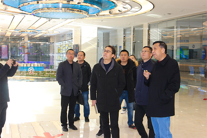 湖南省沅江市副市长谢贵调研 CQ9电子现代渔业科技产业园
