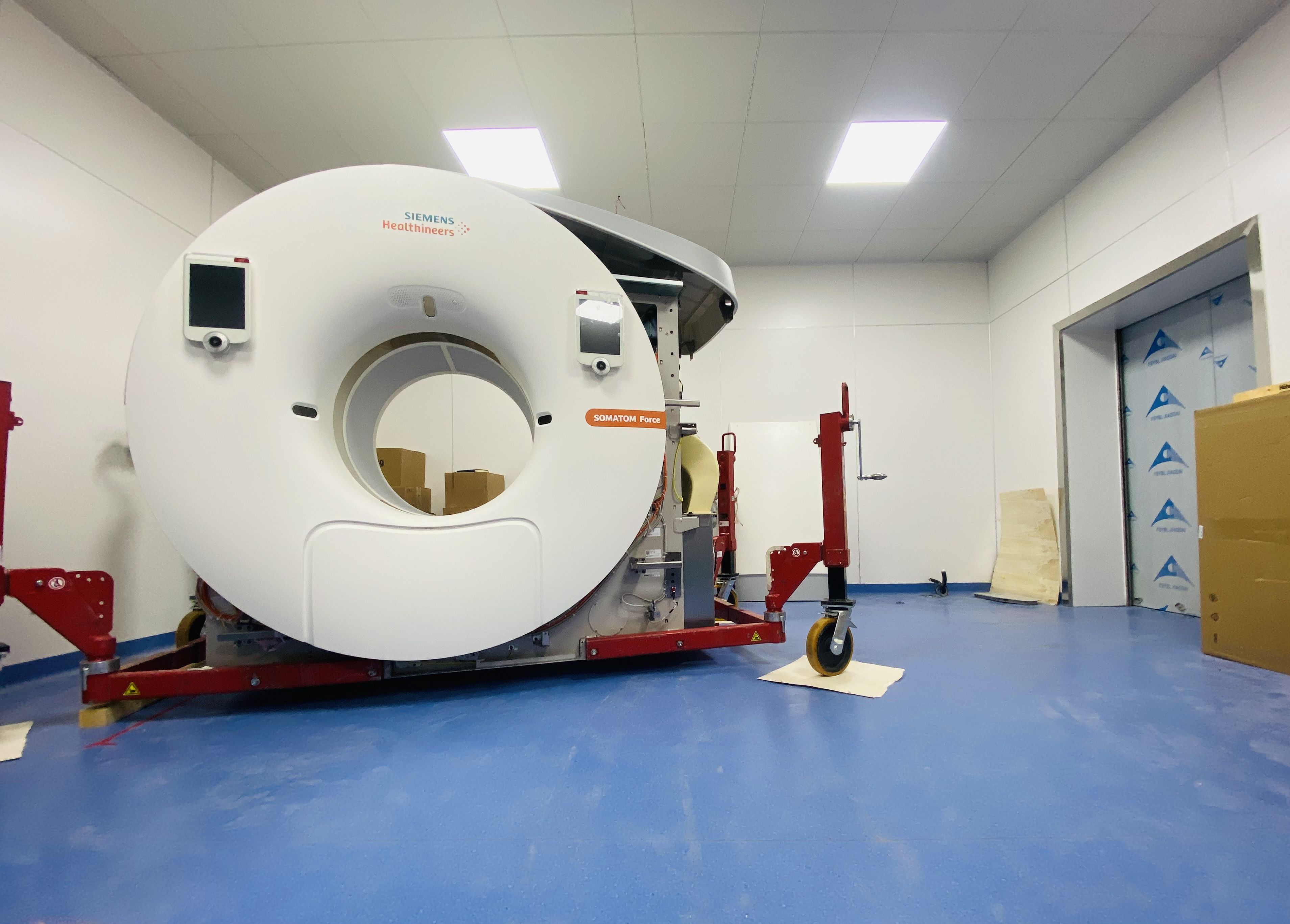 西门子双源CT机房射线防护装饰工程