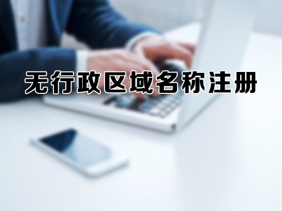 无区行政域名称注册