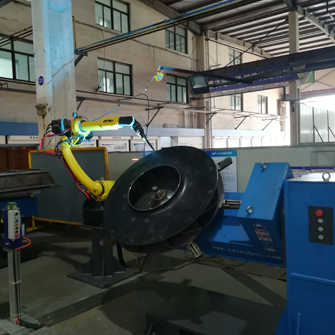 Double station automatic welding machine
