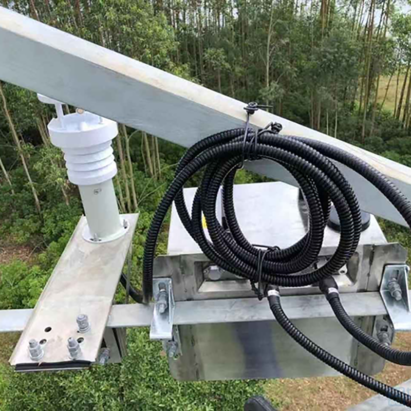 架空輸電線路的安全預警系統(tǒng)，線路氣象災害監(jiān)測預警裝置
