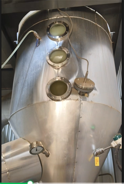 日处理15TMVR蒸发器调试成功