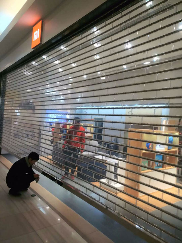 马鞍山水晶透视卷帘门