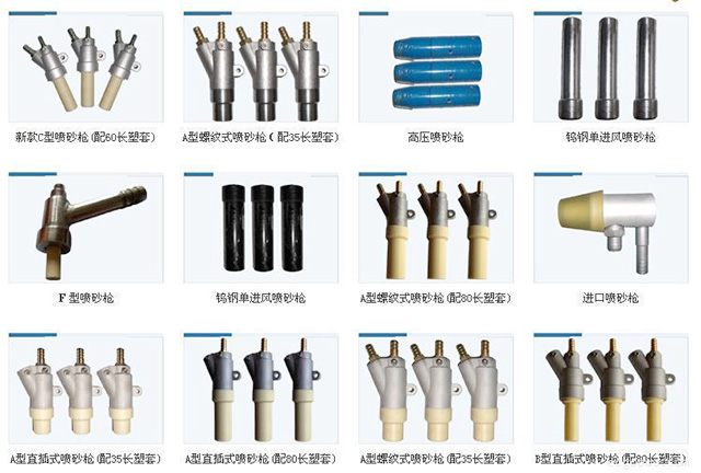 焦作喷砂机配件