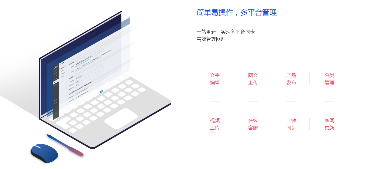 响应式模板建站