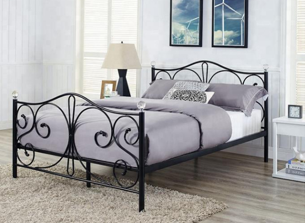 slat metal bed frame, slat support bed