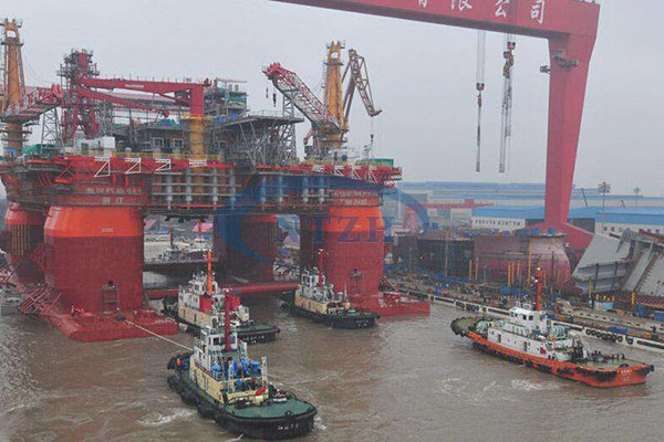 Steel structure of offshore drilling platform