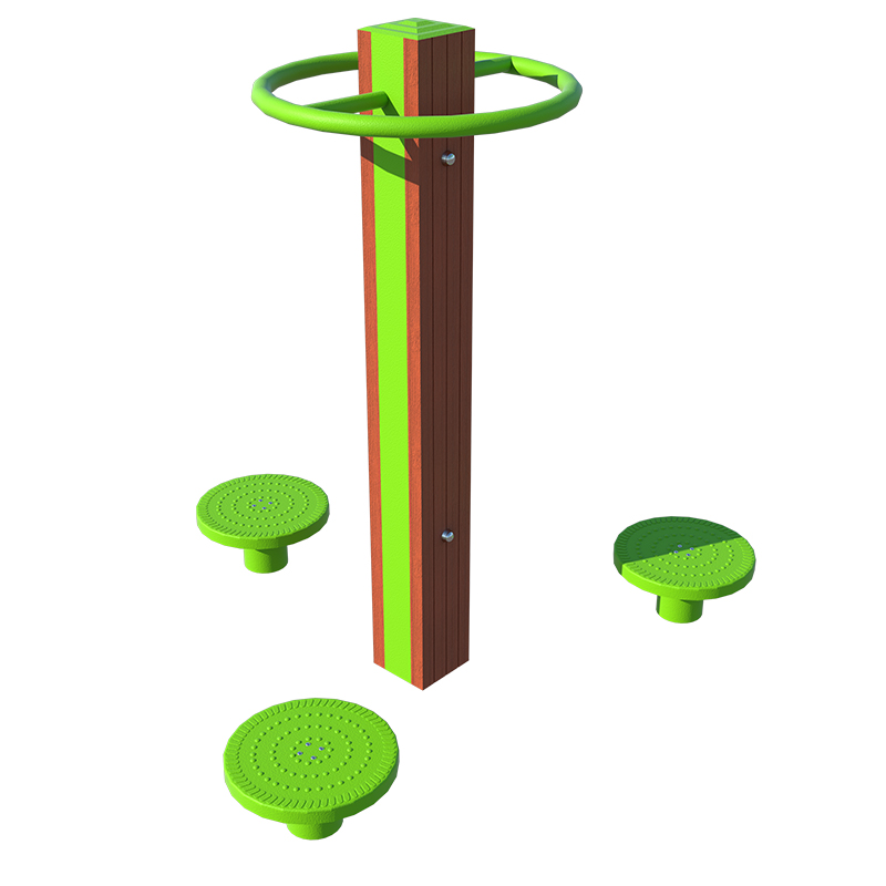 Three-person waist twister equipment