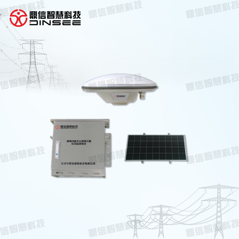 On line monitoring device for Beidou geological hazard of transmission line