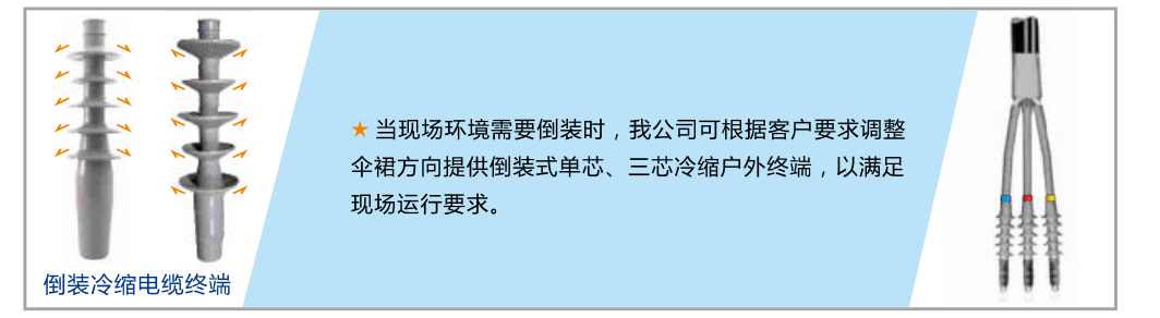 8.7/15kV全冷縮電纜終端