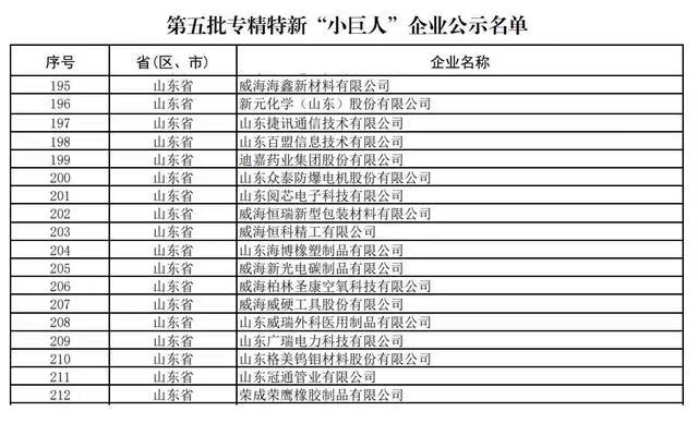 山东众泰防爆电机股份有限公司入围山东省第五批专精特新“小巨人”企业公示名单