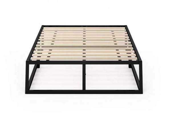 queen size slatted bed,slat metal bed frame