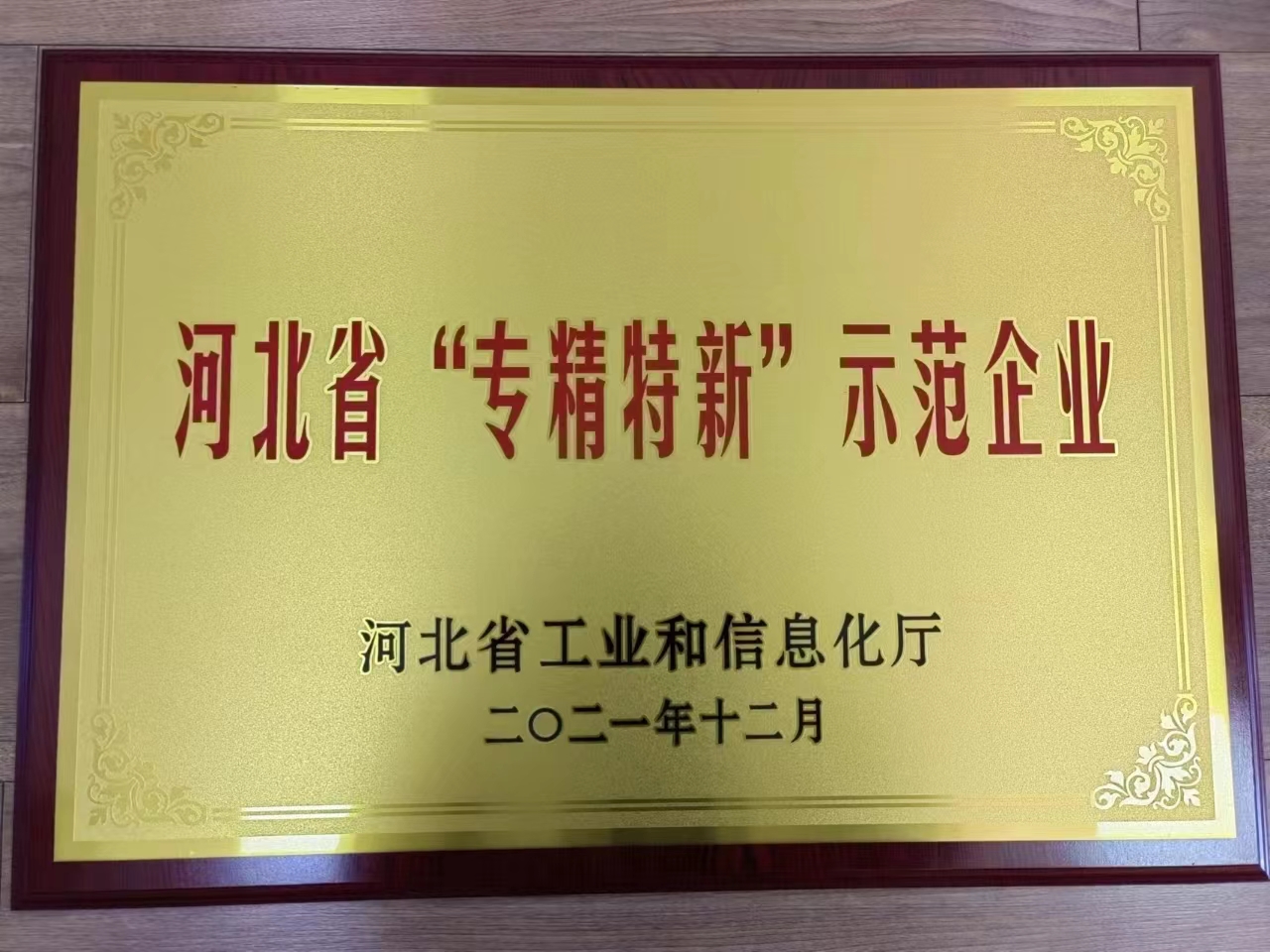 河北省“專精特新”示范企業(yè)